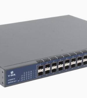 V-SOL Unidad de Red Óptica V1600-D16, 4 x RJ-45, 16 x EPON, hasta 1.024 ONUS
